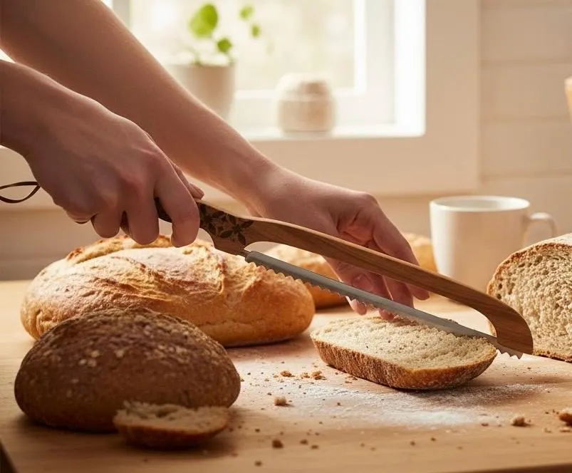 Handmade Cedar Sourdough Bread Knife