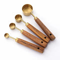 Gold Stainless Steel Measuring Spoon Set